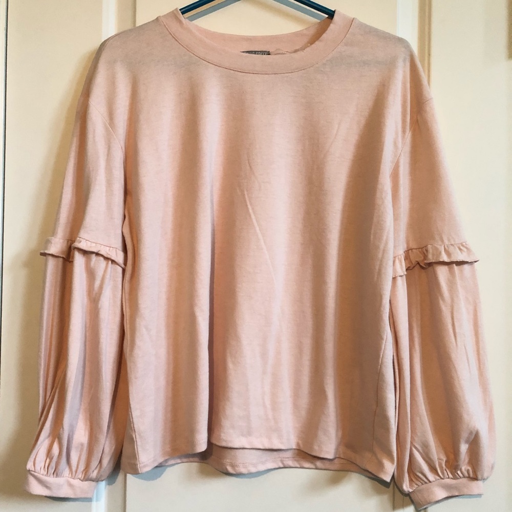 Pink Ruffle Long Sleeve